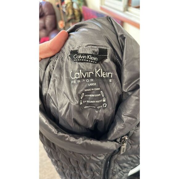 Women’s Calvin Klein Performance Gray Sleeveless Vest Large - Picture 4 of 7